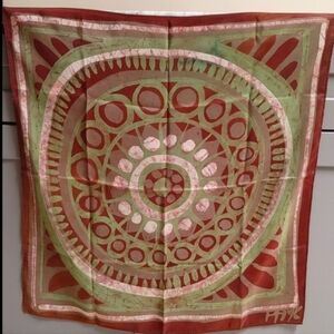 Max Signed OOAK Hand Silk-Screened Scarf